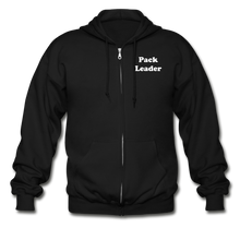 Load image into Gallery viewer, Pack Leader Adult Zip Hoodie (Red or Black) - black