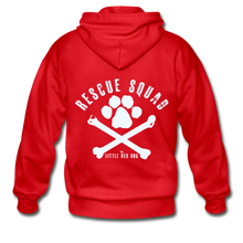 Load image into Gallery viewer, Pack Leader Adult Zip Hoodie (Red or Black) - red