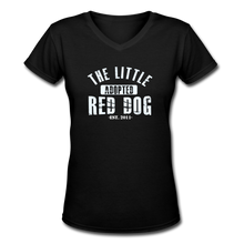 Load image into Gallery viewer, Women's V-Neck T-Shirt - black