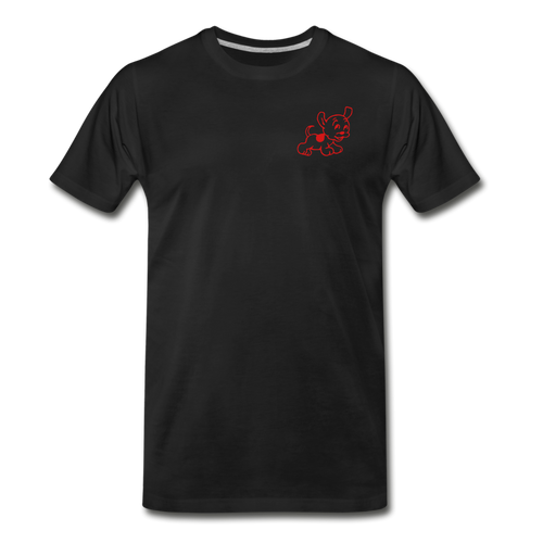 'I fucking love dogs' T-Shirt - black