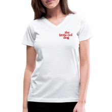 Load image into Gallery viewer, Women&#39;s TLRD V-Neck T-Shirt - white
